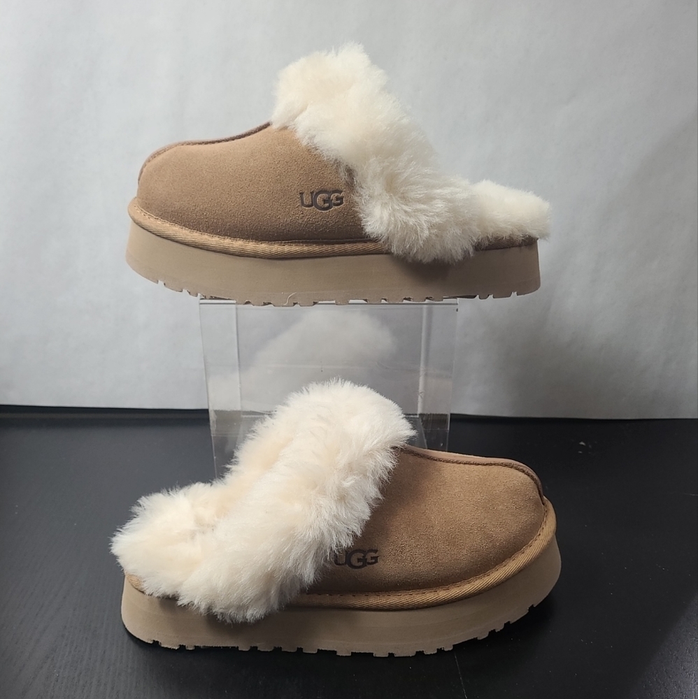 New UGG Disquette Women's Slipper - Chestnut, US 5